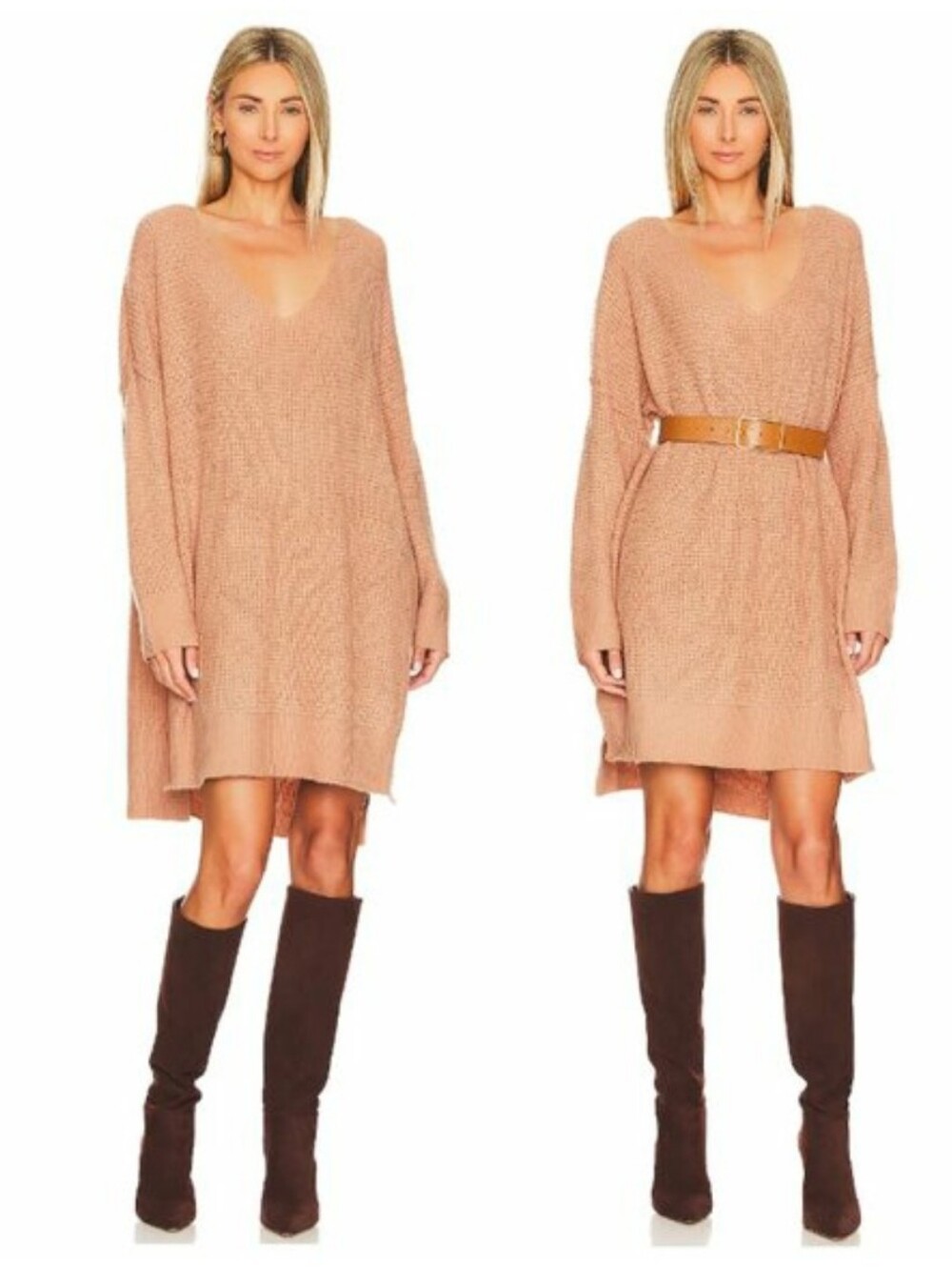 FREE PEOPLE
Intimately -C.O.Z.Y Pullover Size XS-Small Oversized in Camel